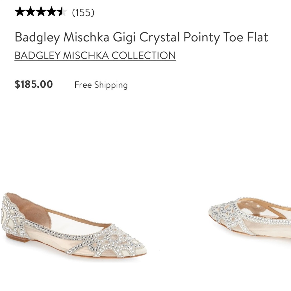 Badgley mishka flats wedding